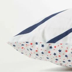 Taie D'oreiller Carrée Réversible Coton Biologique Ptitchic Renard -feuille Soldes Magasin taie d oreiller carree reversible coton biologique ptitchic renard 2