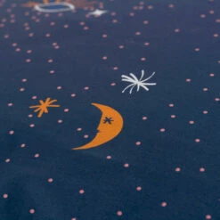 Taie D'oreiller Carrée Réversible Percale De Coton Célestes 7 Taie D'oreiller Carrée Réversible Percale De Coton Célestes -feuille Soldes Magasin taie d oreiller carree reversible percale de coton celestes 3