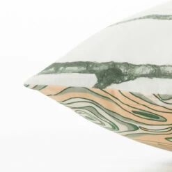 Taie D'oreiller Carrée Réversible Percale De Coton Lavée Biologique Monarbre -feuille Soldes Magasin taie d oreiller carree reversible percale de coton lavee biologique monarbre 2