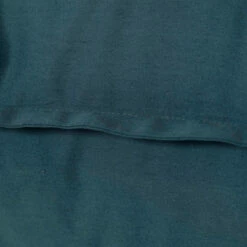 Taie D'oreiller Carrée Satin De Coton Cubes II Vert Cèdre -feuille Soldes Magasin taie d oreiller carree satin de coton cubes ii vert cedre 2