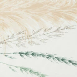 Taie D'oreiller Carrée Satin De Coton Pampa II 6 Taie D'oreiller Carrée Satin De Coton Pampa II -feuille Soldes Magasin taie d oreiller carree satin de coton pampa ii 2