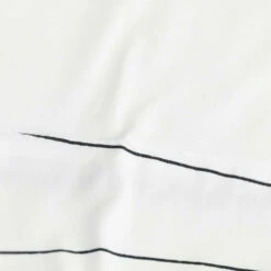 Taie D'oreiller Rectangulaire Percale De Coton Monamour -feuille Soldes Magasin taie d oreiller rectangulaire percale de coton monamour 3