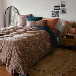 Taie D'oreiller Rectangulaire Percale De Coton Neo Bleu Prusse Floral 7 Taie D'oreiller Rectangulaire Percale De Coton Neo Bleu Prusse Floral -feuille Soldes Magasin taie d oreiller rectangulaire percale de coton neo bleu prusse floral 3