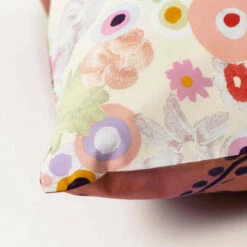 Taie D'oreiller Rectangulaire Percale De Coton Psyché -feuille Soldes Magasin taie d oreiller rectangulaire percale de coton psyche 3