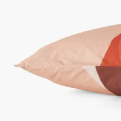 Taie D'oreiller Rectangulaire Percale De Coton Safi -feuille Soldes Magasin taie d oreiller rectangulaire percale de coton safi 3