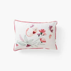 Taie D'oreiller Rectangulaire Pur Coton Bio Mes Rêves 5 Taie D'oreiller Rectangulaire Pur Coton Bio Mes Rêves -feuille Soldes Magasin taie d oreiller rectangulaire pur coton bio mes reves 1