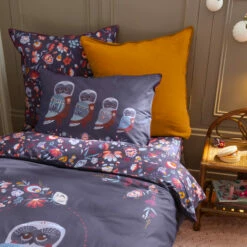 Taie D'oreiller Rectangulaire Pur Coton Biologique Anouchka -feuille Soldes Magasin taie d oreiller rectangulaire pur coton biologique anouchka 3