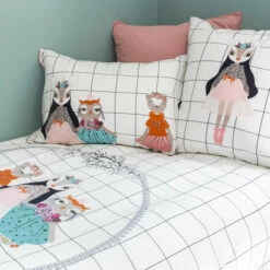 Taie D'oreiller Rectangulaire Pur Coton Biologique Imprimée Animaux Et Fleurs Romance 5 Taie D'oreiller Rectangulaire Pur Coton Biologique Imprimée Animaux Et Fleurs Romance -feuille Soldes Magasin taie d oreiller rectangulaire pur coton biologique imprimee animaux et fleurs romance 2