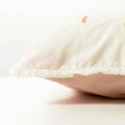 Taie D'oreiller Rectangulaire Pur Coton Biologique Raphia -feuille Soldes Magasin taie d oreiller rectangulaire pur coton biologique raphia 3