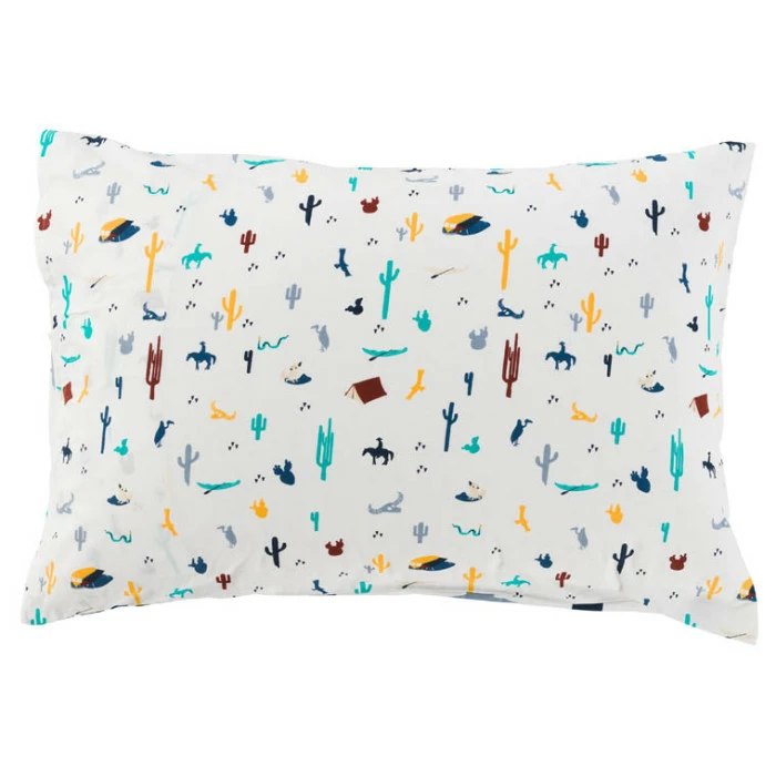 Taie D'oreiller Rectangulaire Pur Coton Imprimée Paysage Graphique West 2 Taie D'oreiller Rectangulaire Pur Coton Imprimée Paysage Graphique West – Image 2