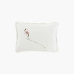 Taie D'oreiller Rectangulaire Pur Coton Lavé Biologique Ô Gaïa