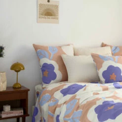 Taie D'oreiller Rectangulaire Réversible Pur Coton Twiggypop -feuille Soldes Magasin taie d oreiller rectangulaire reversible pur coton twiggypop 3